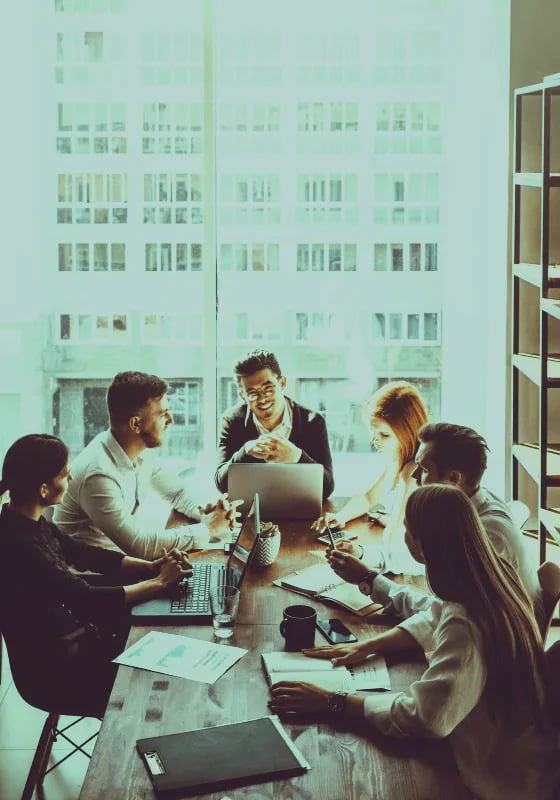 An employee comes to the company and leaves the boss